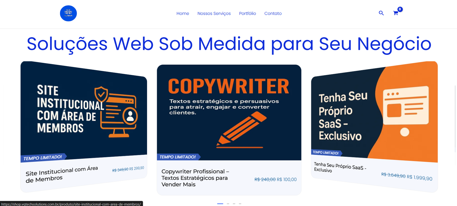 Vinicius Soares, Programador Full Stack, VG Tech Solutions